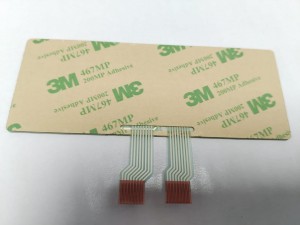 Brushed metal membrane switch