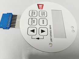 Clear LCD windows membrane switch