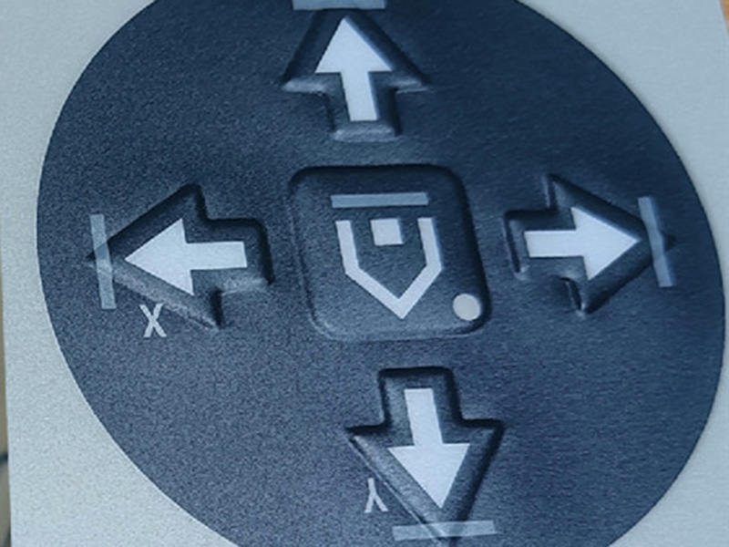 Embossing keys membrane switch